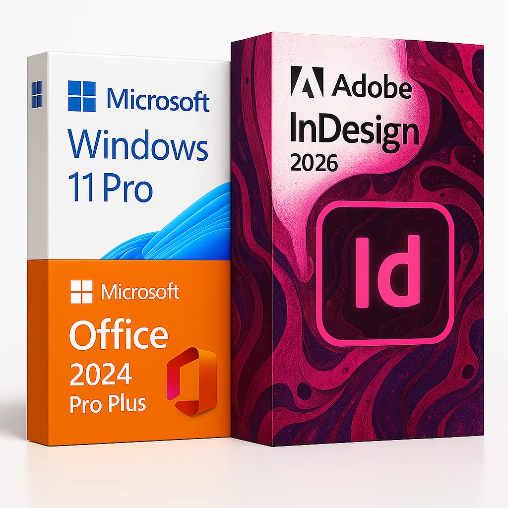 package__id26_win_off InDesign 2026 + Windows 11 Pro + Office 2024 Pro Plus – Obrázok 1