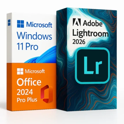 Lightroom Classic 2026 + Windows 11 Pro + Office 2024 Pro Plus