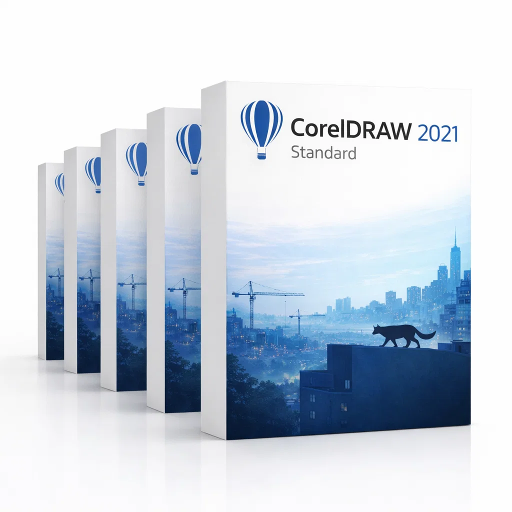 5x_cds21 CorelDRAW Standard 2021 I 5 kusov – Obrázok 1