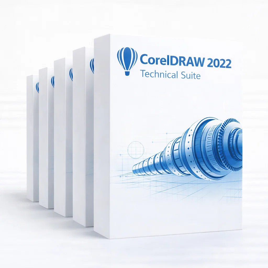 5x_cdts22 CorelDRAW Technical Suite 2022 I 5 kusov – Obrázok 1