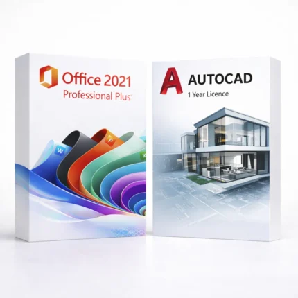 Office 2021 Pro Plus (trvalá licencia) + Autodesk AutoCAD (1 roky)