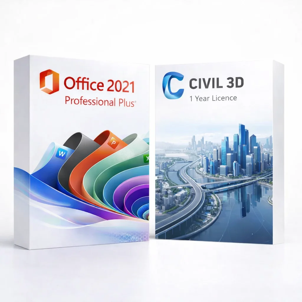 off21pp_auto1civil Office 2021 Pro Plus (trvalá licencia) + Autodesk Civil 3D (1 roky) – Obrázok 1