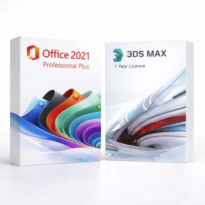 Office 2021 Pro Plus (trvalá licencia) + Autodesk 3ds Max (1 rok)