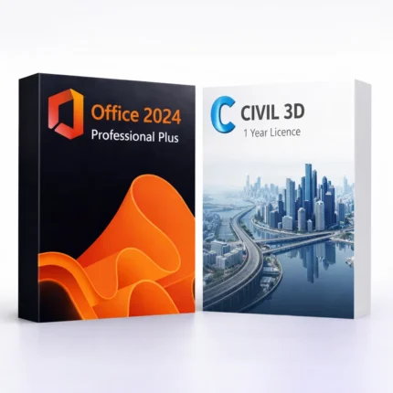 Office 2024 Pro Plus (trvalá licencia) + Autodesk Civil 3D (1 roky)