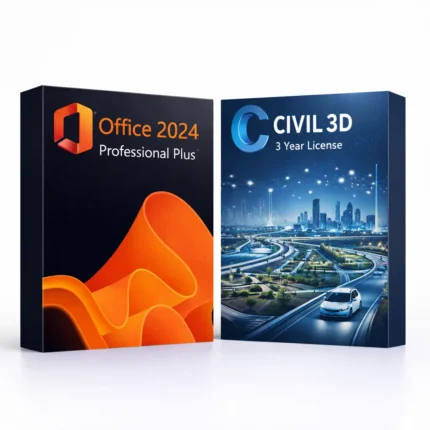 Office 2024 Pro Plus (trvalá licencia) + Autodesk Civil 3D (3 roky)