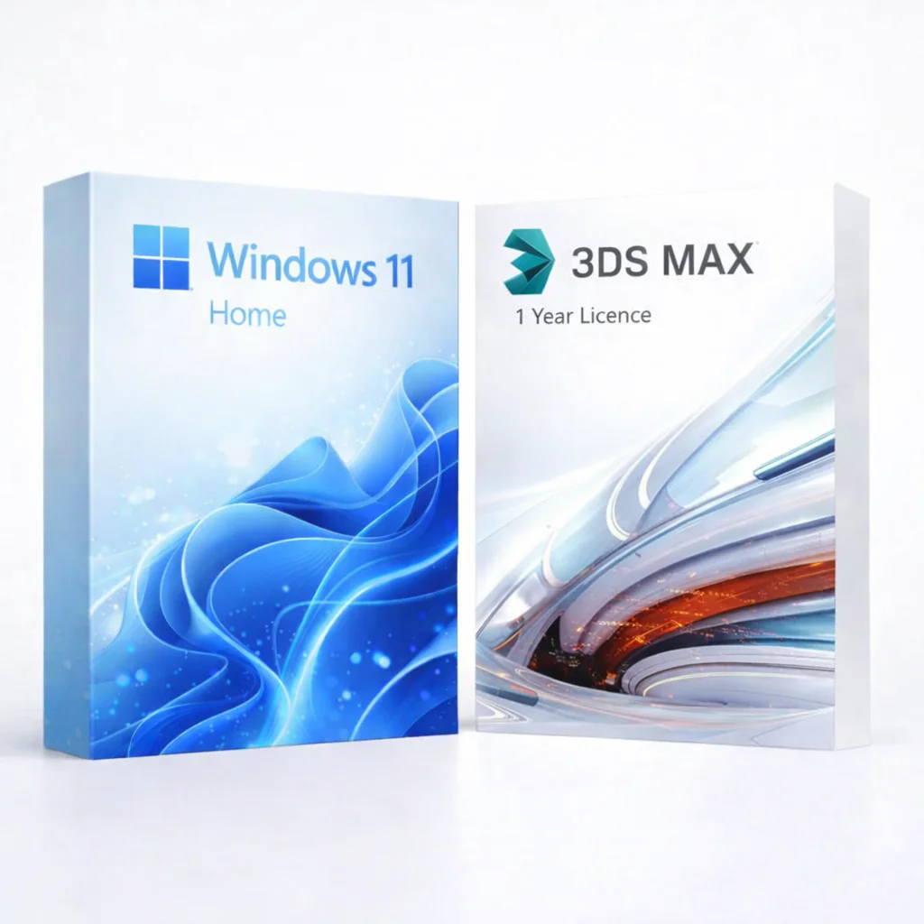 win11home_auto1max Windows 11 Home (trvalá licencia) + Autodesk 3ds Max (1 roky) – Obrázok 1