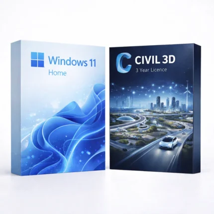 Windows 11 Home (trvalá licencia) + Autodesk Civil 3D (3 roky)