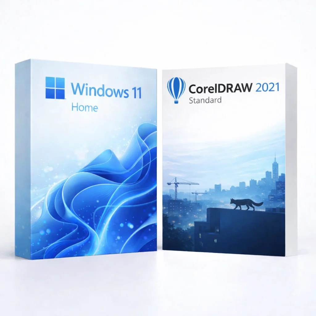 win11home_cd21std Windows 11 Home + CorelDRAW Standard 2021 – Obrázok 1