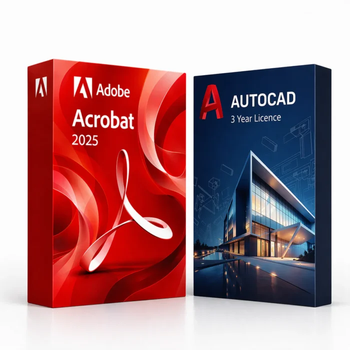 Acrobat 2025 (trvalá licencia) + Autodesk AutoCAD (3 roky)