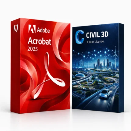 Acrobat 2025 (trvalá licencia) + Autodesk Civil 3D (3 roky)