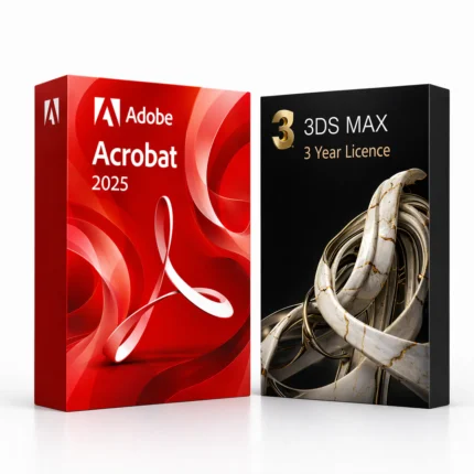 Acrobat 2025 (trvalá licencia) + Autodesk 3ds Max (3 roky)