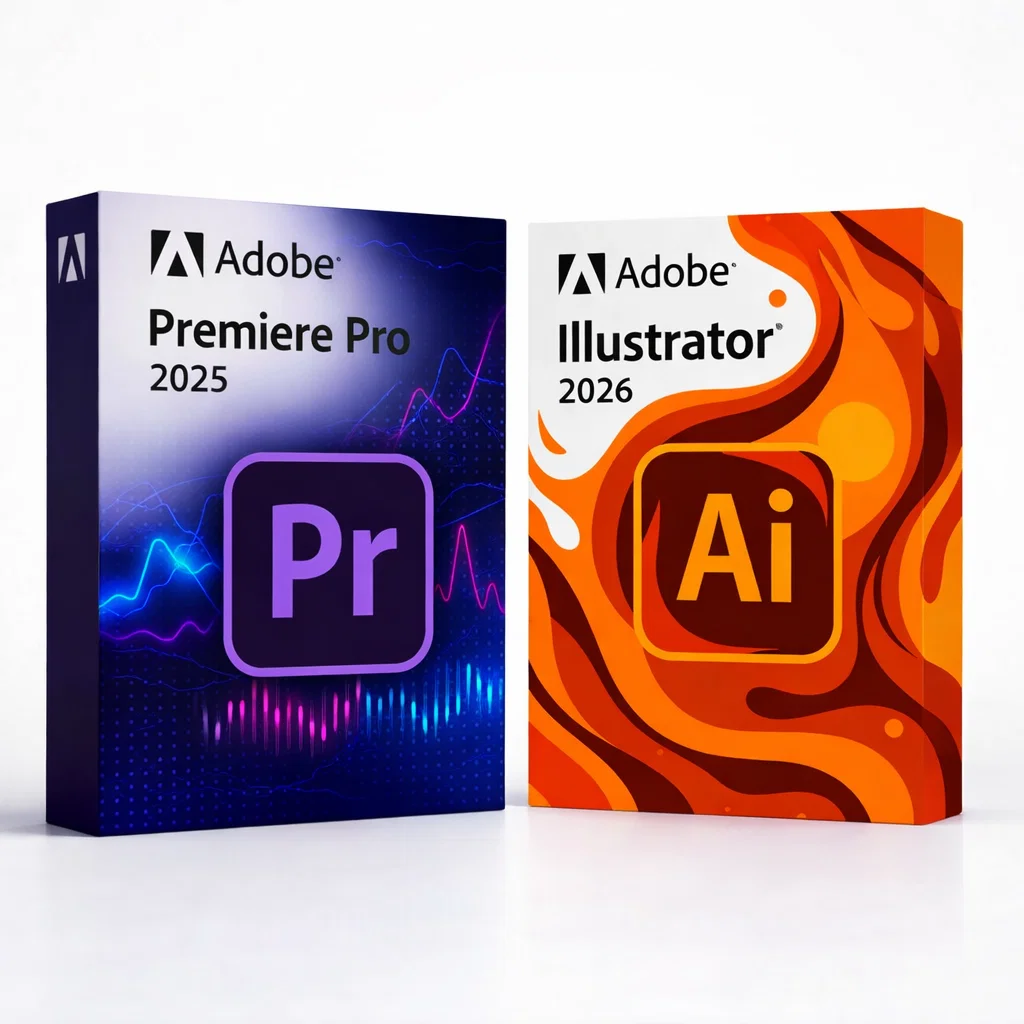 a25pr_a26ai Premiere Pro 2025 + Illustrator 2026 – Obrázok 1