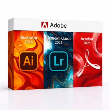 Illustrator 2026 + Lightroom Classic 2026 + Acrobat 2025