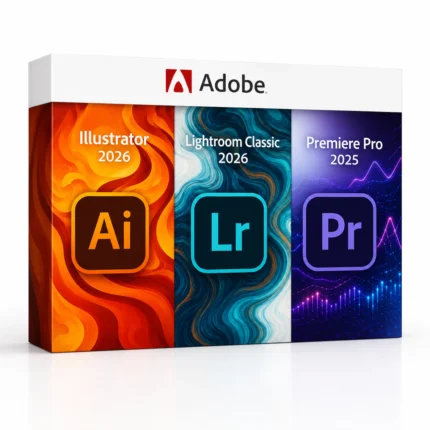 Illustrator 2026 + Lightroom Classic 2026 + Premiere Pro 2025