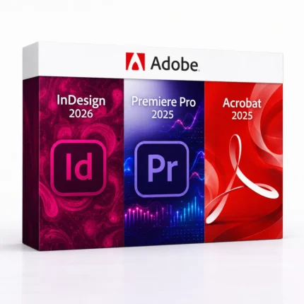 InDesign 2026 + Premiere Pro 2025 + Acrobat 2025
