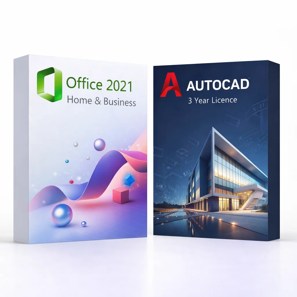 off21hb_auto3cad Office 2021 Home & Business (trvalá licencia) + Autodesk AutoCAD (3 roky) – Obrázok 1