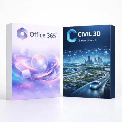 Office 365 (trvalá licencia) + Autodesk Civil 3D (3 roky)