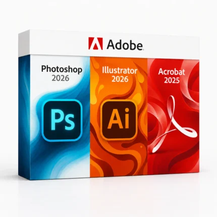 Photoshop 2026 + Illustrator 2026 + Acrobat 2025