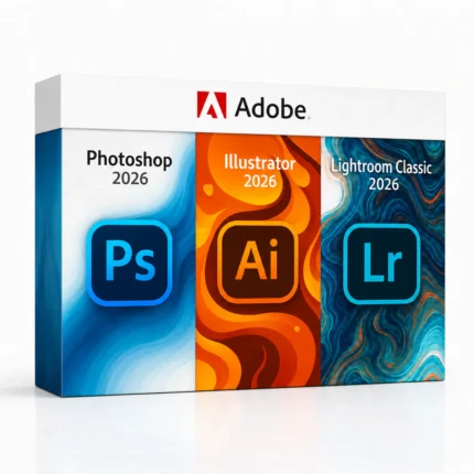 Photoshop 2026 + Illustrator 2026 + Lightroom Classic 2026