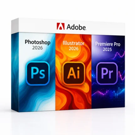 Photoshop 2026 + Illustrator 2026 + Premiere Pro 2025