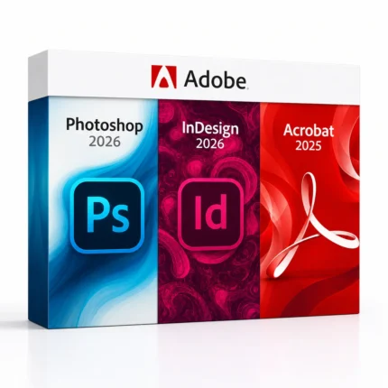 Photoshop 2026 + InDesign 2026 + Acrobat 2025