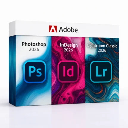 Photoshop 2026 + InDesign 2026 + Lightroom Classic 2026