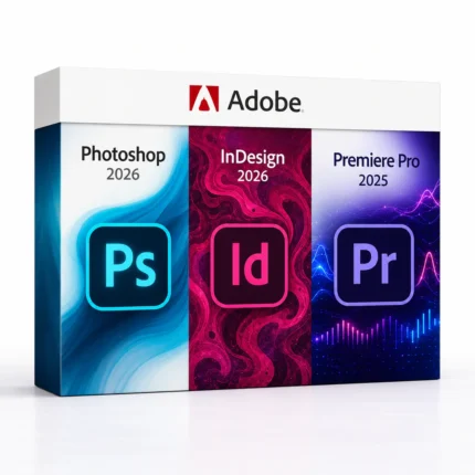 Photoshop 2026 + InDesign 2026 + Premiere Pro 2025