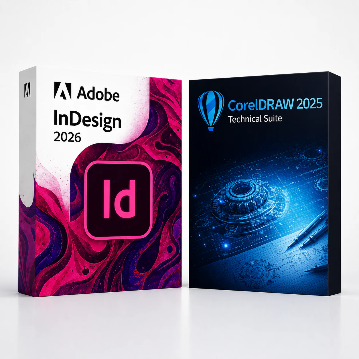 id26_cd25ts InDesign 2026 + CorelDRAW Technical Suite 2025 – Obrázok 1