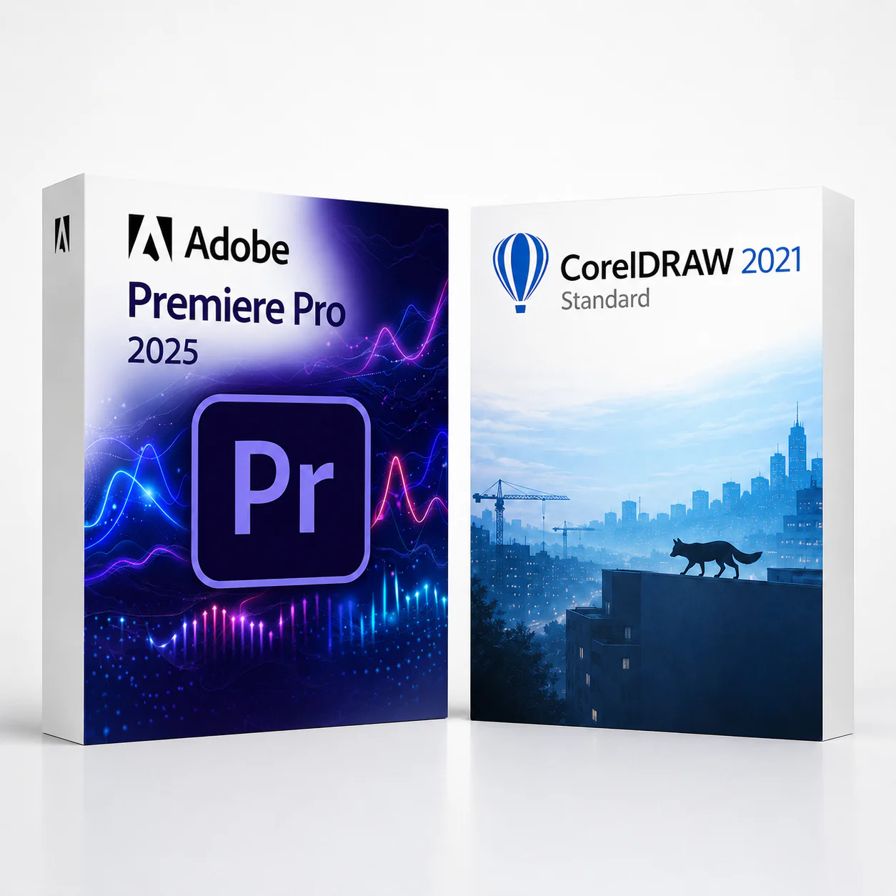 pr25_cd21std Premiere Pro 2025 + CorelDRAW Standard 2021 – Obrázok 1