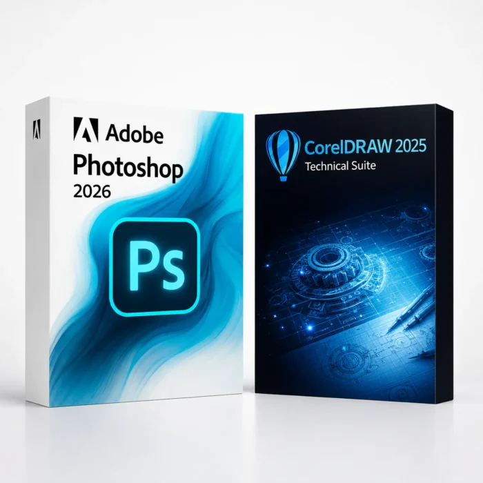 Photoshop 2026 + CorelDRAW Technical Suite 2025