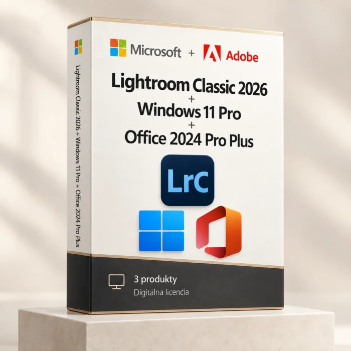 Lightroom Classic 2026 + Windows 11 Pro + Office 2024 Pro Plus