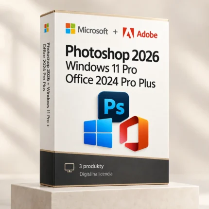 Photoshop 2026 + Windows 11 Pro + Office 2024 Pro Plus