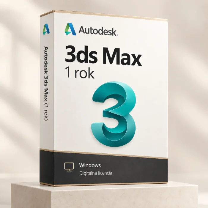 Autodesk 3ds Max (1 rok) | Len pre Windows