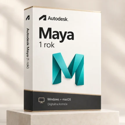Autodesk Maya (1 rok) | Windows + macOS