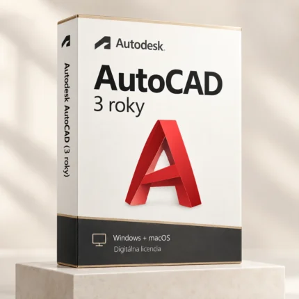 Autodesk AutoCAD (3 roky) | Windows + macOS