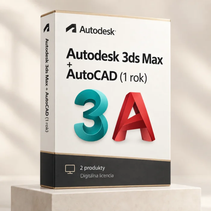 Autodesk 3ds Max + AutoCAD (1 rok) | Windows