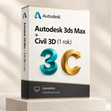 Autodesk 3ds Max + Civil 3D (1 rok) | Windows