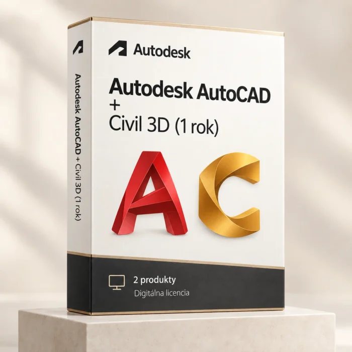 Autodesk AutoCAD + Civil 3D (1 rok) | Windows