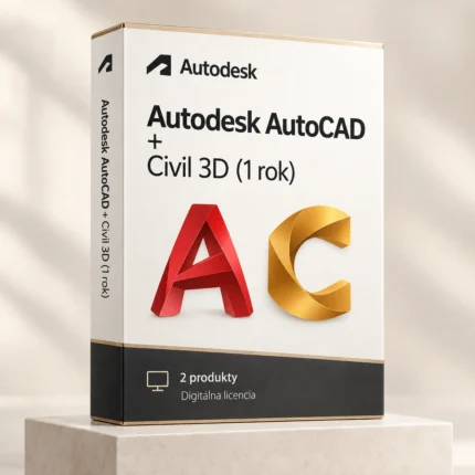 Autodesk AutoCAD + Civil 3D (1 rok) | Windows