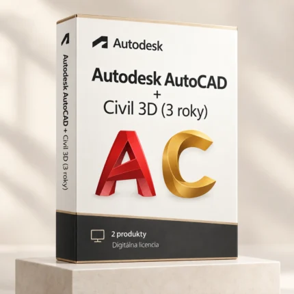 Autodesk AutoCAD + Civil 3D (3 roky) | Windows
