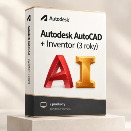 Autodesk AutoCAD + Inventor (3 roky) | Windows