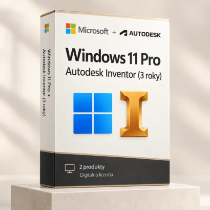 Windows 11 Pro (trvalá licencia) + Autodesk Inventor (3 roky)