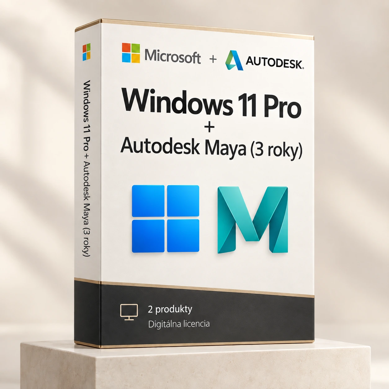 Windows 11 Pro (trvalá licencia) + Autodesk Maya (3 roky)