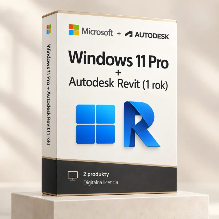 Windows 11 Pro (trvalá licencia) + Autodesk Revit (1 rok)