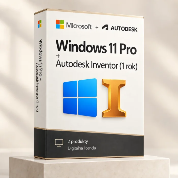 Windows 11 Pro (trvalá licencia) + Autodesk Inventor (1 rok)