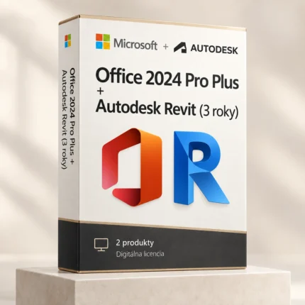 Office 2024 Pro Plus (trvalá licencia) + Autodesk Revit (3 roky)