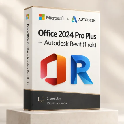 Office 2024 Pro Plus (trvalá licencia) + Autodesk Revit (1 rok)