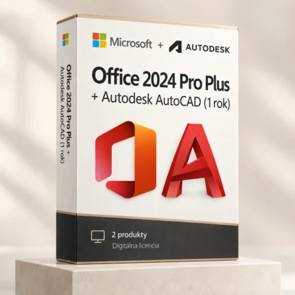 Office 2024 Pro Plus (trvalá licencia) + Autodesk AutoCAD (1 rok)