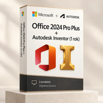 Office 2024 Pro Plus (trvalá licencia) + Autodesk Inventor (1 rok)