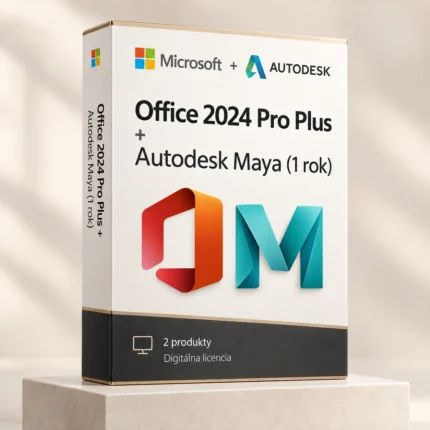 Office 2024 Pro Plus (trvalá licencia) + Autodesk Maya (1 rok)